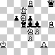 chess diagram mate in 2 - problem difficulty: **