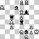 chess diagram mate in 2 - problem difficulty: ****