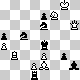 chess diagram mate in 3 - problem difficulty: ***