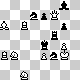 chess diagram mate in 2 - problem difficulty: **