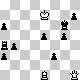 chess diagram mate in 4 - problem difficulty: ***