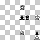 chess diagram mate in 2 - problem difficulty: ***