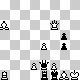 chess diagram mate in 2 - problem difficulty: ***