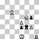 chess diagram mate in 2 - problem difficulty: ****