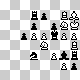chess diagram mate in 2 - problem difficulty: **
