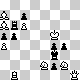 chess diagram mate in 2 - problem difficulty: **