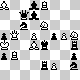 chess diagram mate in 2 - problem difficulty: **