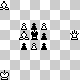 chess diagram mate in 2 - problem difficulty: **