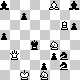 chess diagram mate in 3 - problem difficulty: **