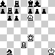 chess diagram mate in 3 - problem difficulty: ***