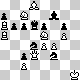 chess diagram mate in 2 - problem difficulty: ***
