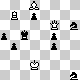chess diagram mate in 3 - problem difficulty: **