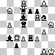 chess diagram mate in 2 - problem difficulty: **