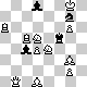 chess diagram mate in 2 - problem difficulty: **