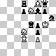 chess diagram mate in 2 - problem difficulty: **