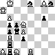 chess diagram mate in 2 - problem difficulty: **