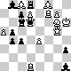 chess diagram mate in 2 - problem difficulty: **