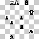 chess diagram mate in 4 - problem difficulty: ***