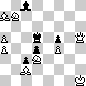 chess diagram mate in 3 - problem difficulty: ***