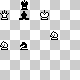 chess diagram mate in 3 - problem difficulty: ***