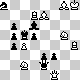 chess diagram mate in 2 - problem difficulty: ***