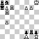 chess diagram mate in 2 - problem difficulty: ***